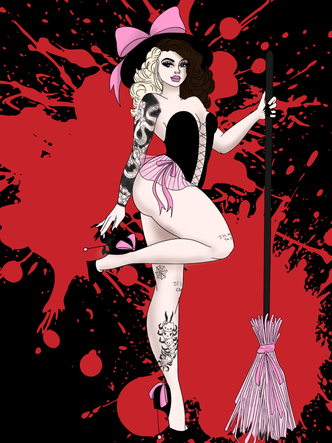 Halloween Pinup