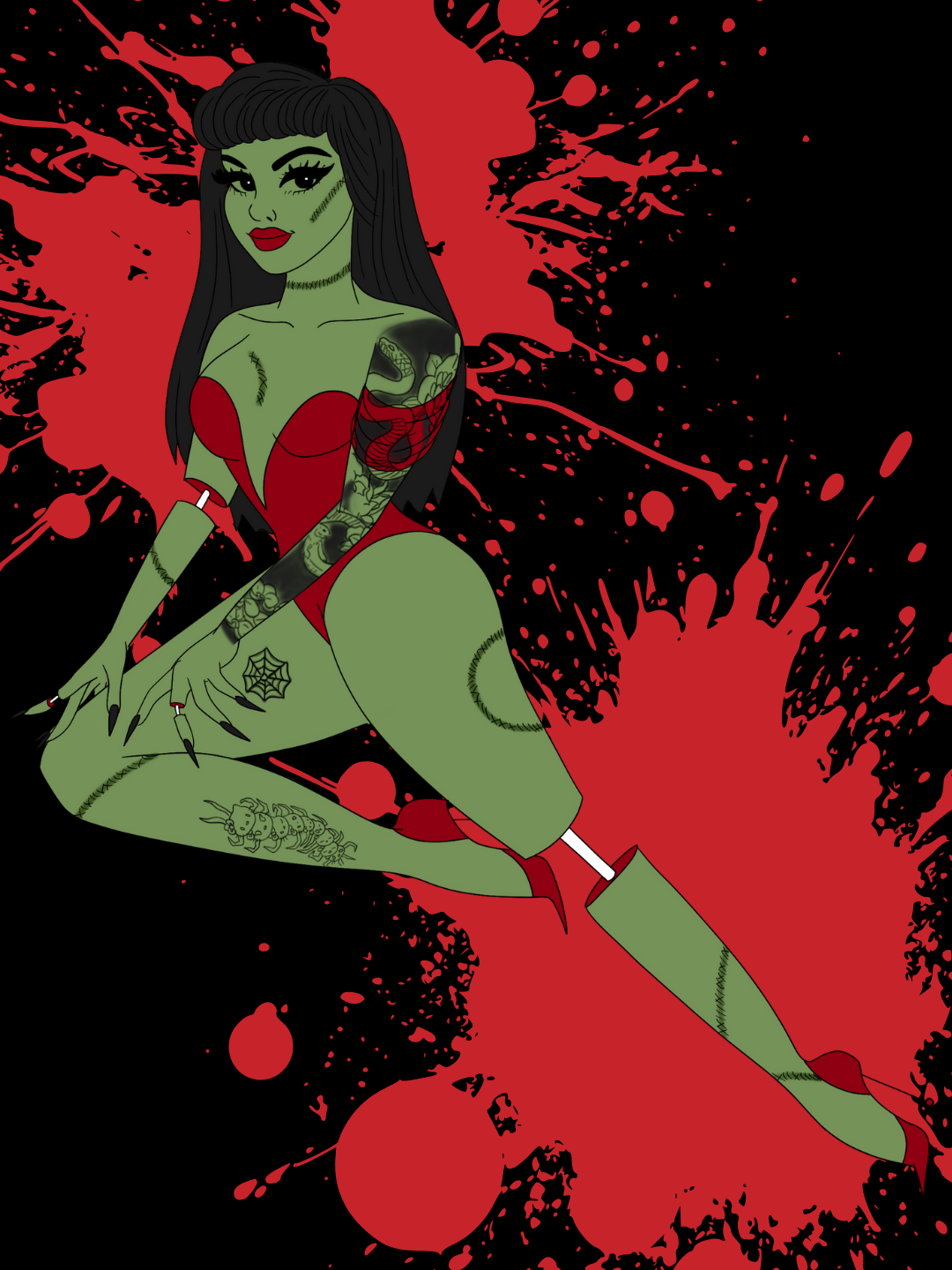 Halloween Pinup