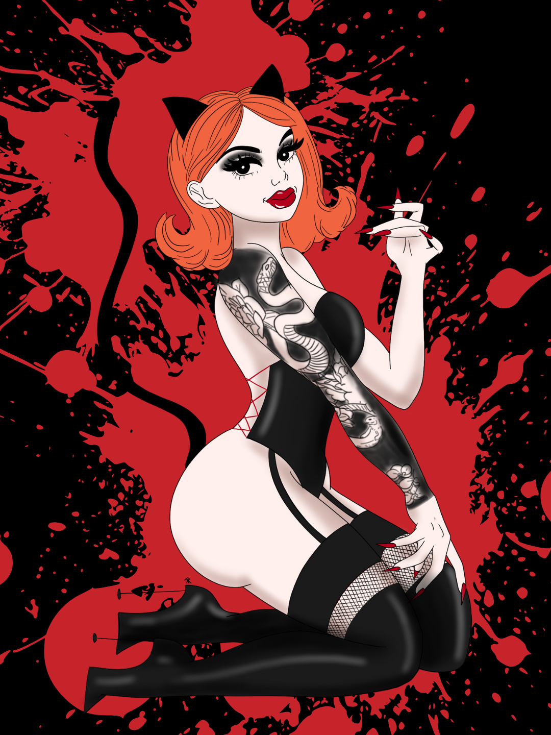 Halloween Pinup