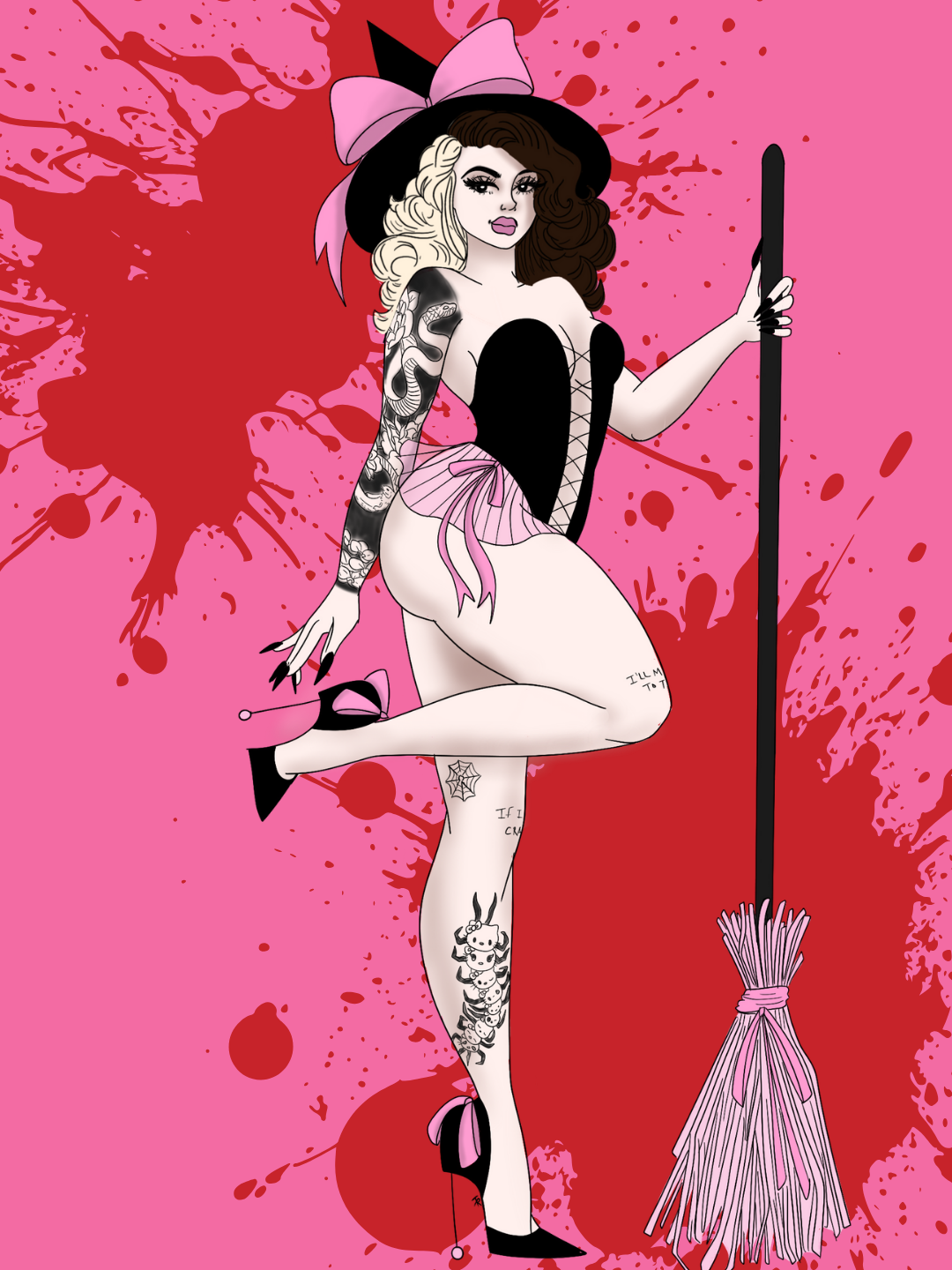 Halloween Pinup