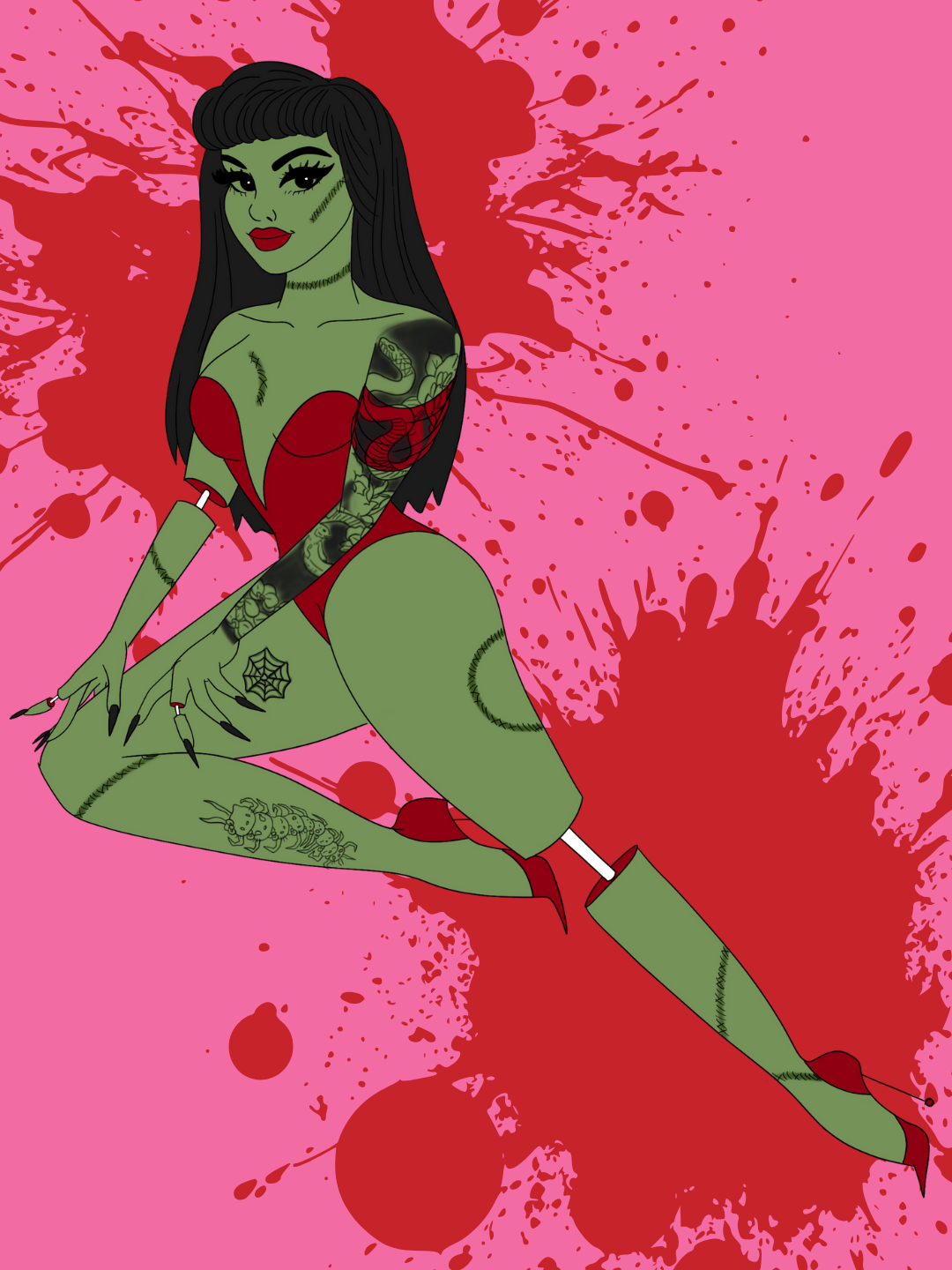 Halloween Pinup