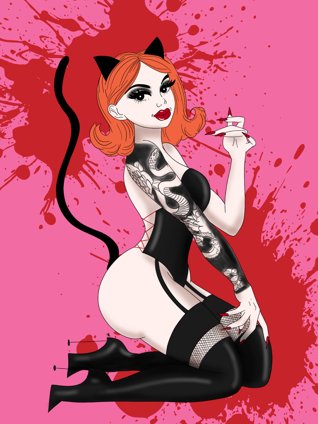 Halloween Pinup