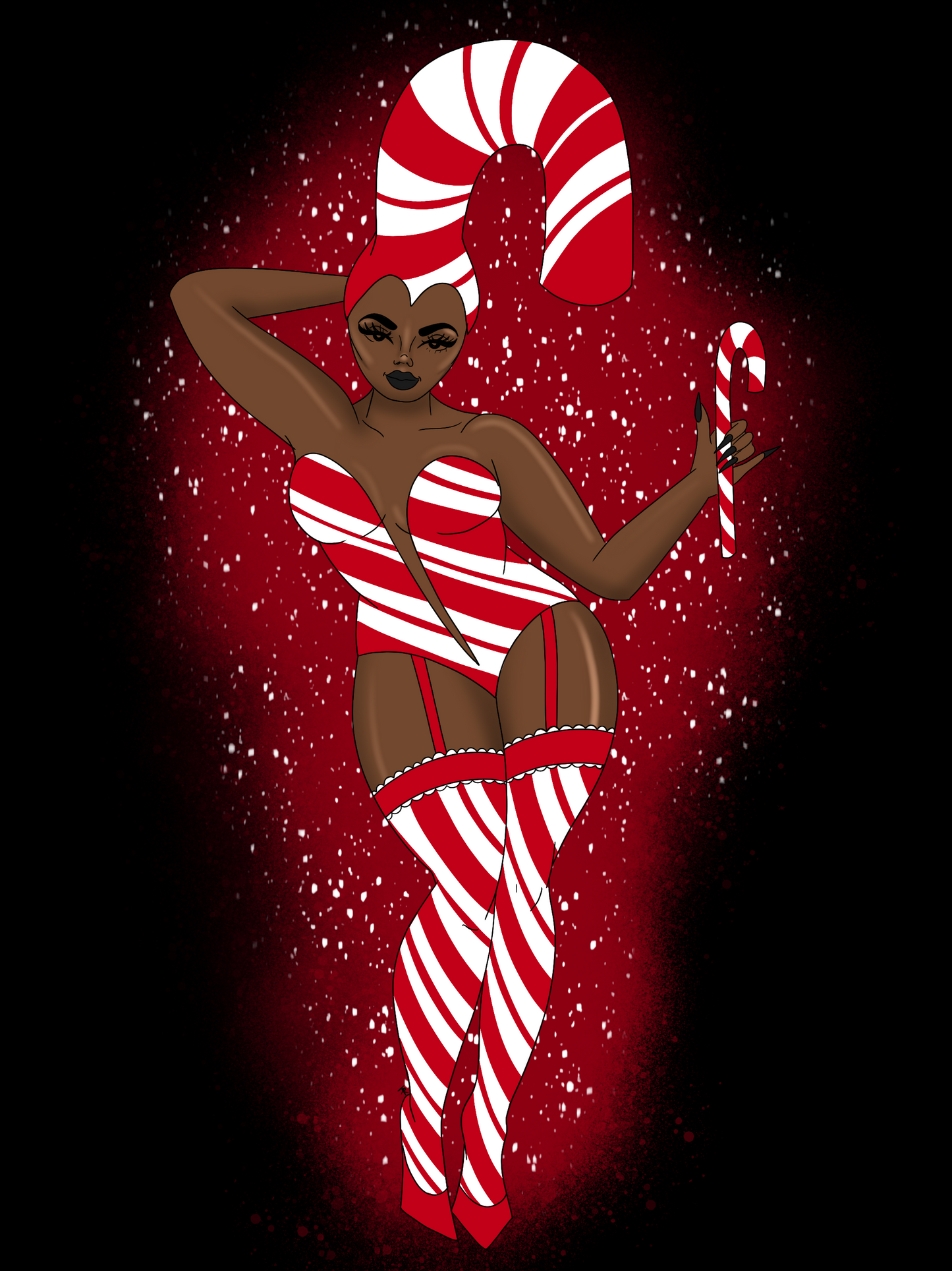 Custom Holiday Pinup