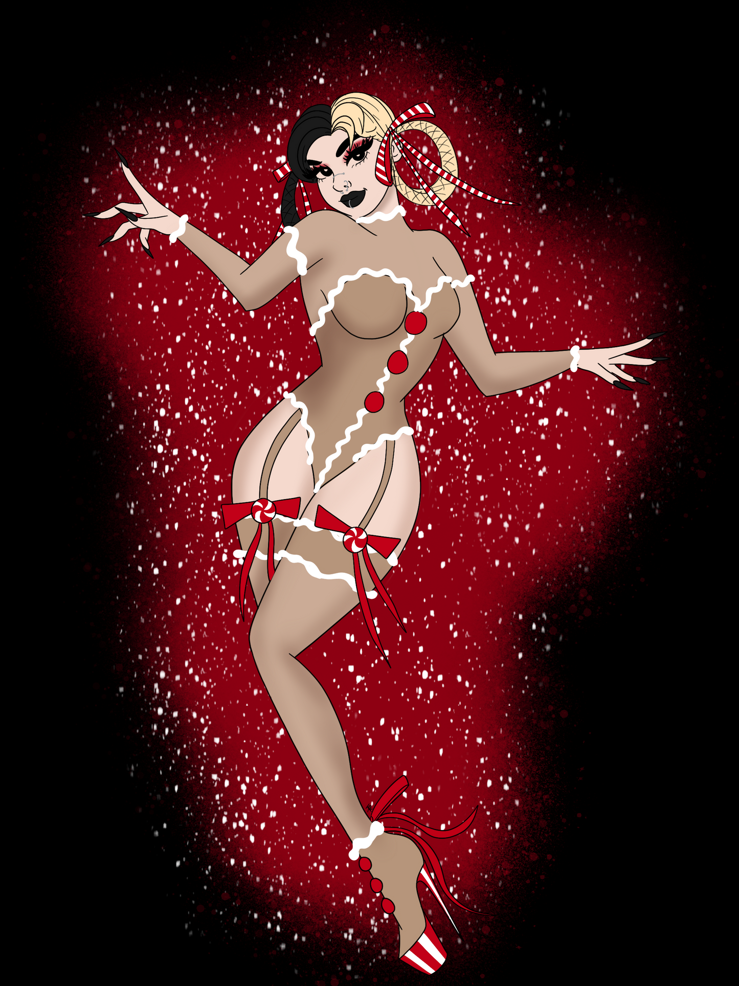 Custom Holiday Pinup
