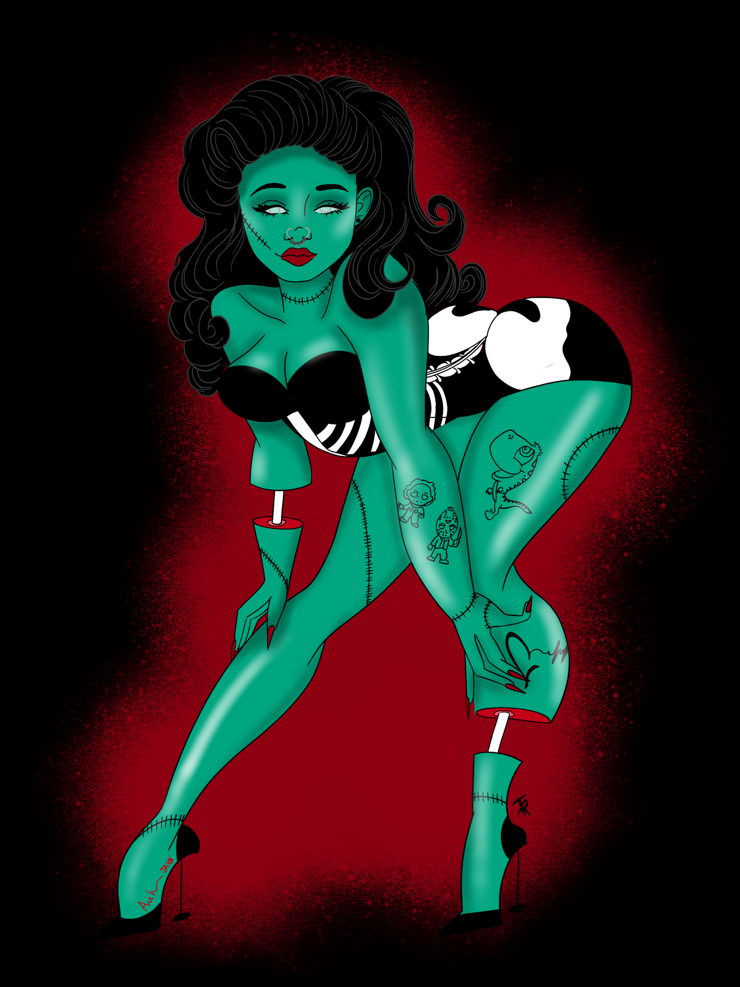 Halloween Pinup