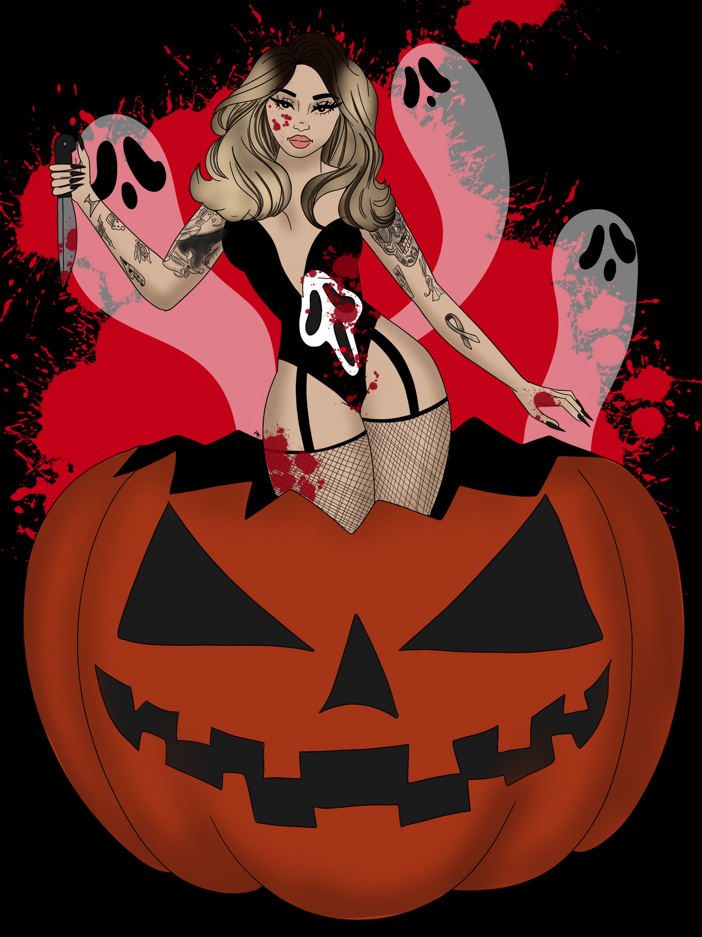 Halloween Pinup