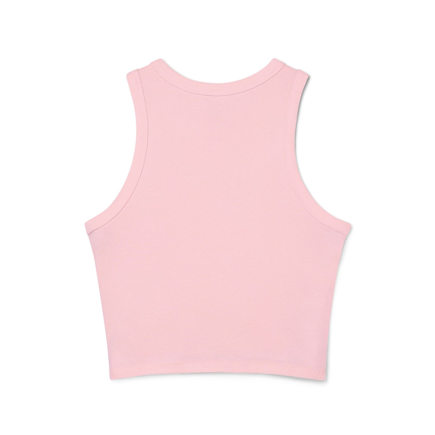 Pink tank top on a white background