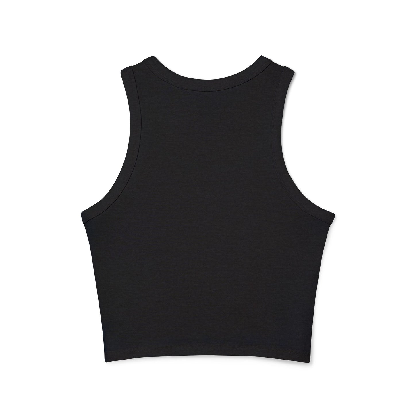 Black tank top on a white background