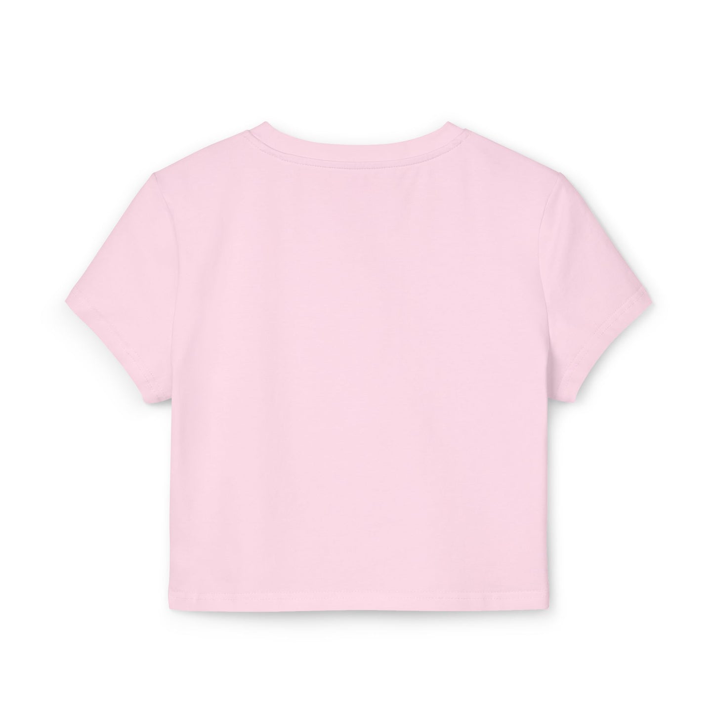 miss me cupid goth coquette baby metal baby cherub tee pink back view