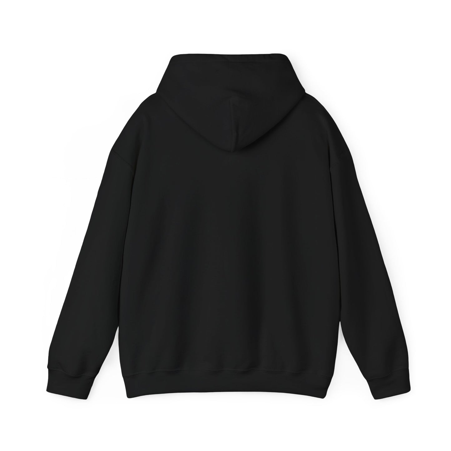 miss me cupid goth coquette cherub black hoodie back view