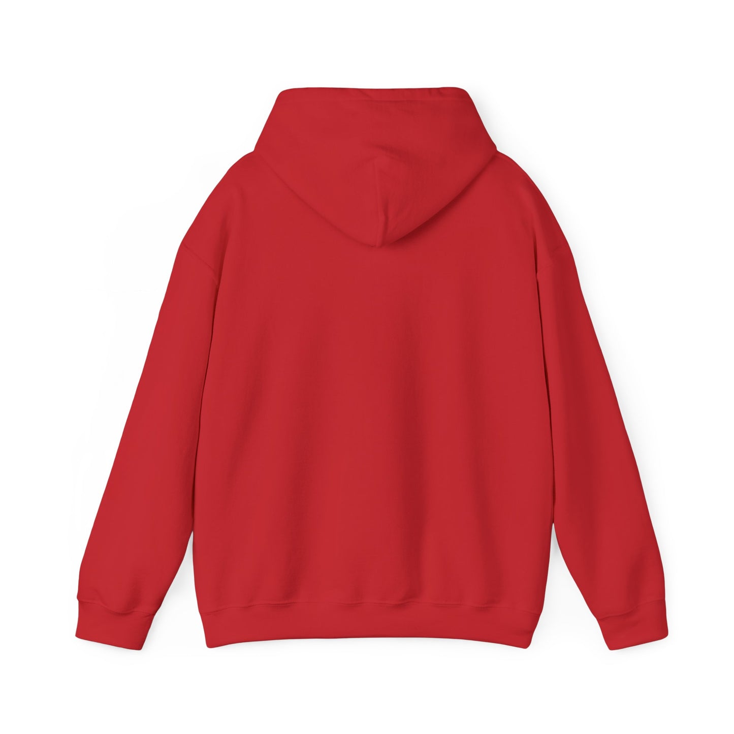 miss me cupid goth coquette cherub red hoodie back view