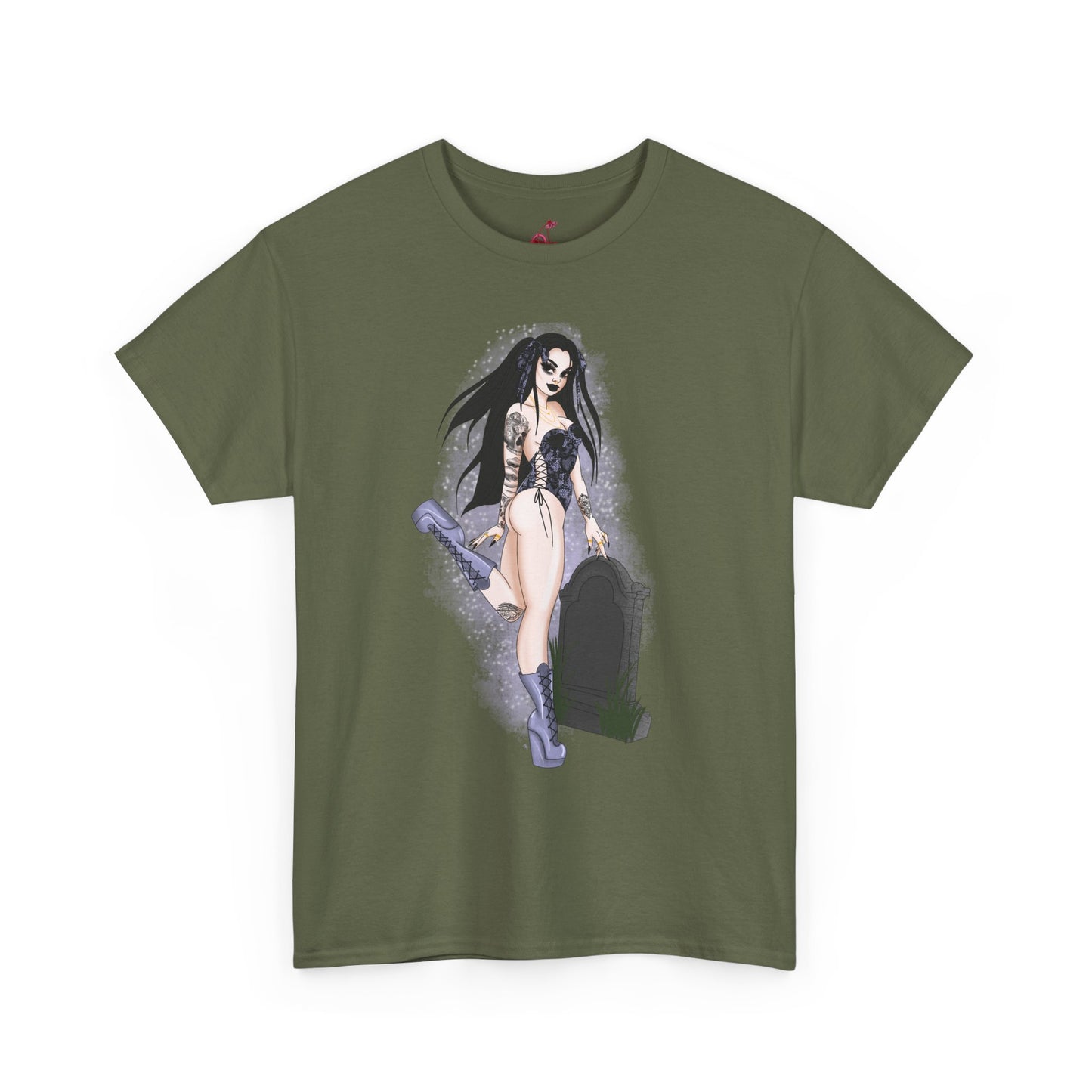 CUSTOM PINUP T-Shirt Add On - Unisex Heavy Cotton Tee