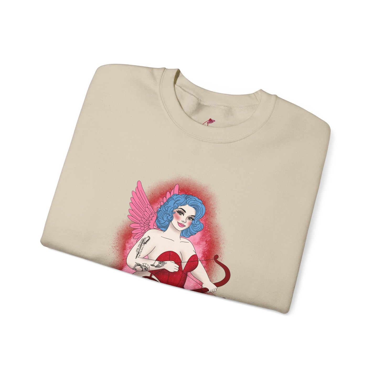 CUSTOM PINUP Sweatshirt Add On - Unisex Heavy Blend™ Crewneck Sweatshirt
