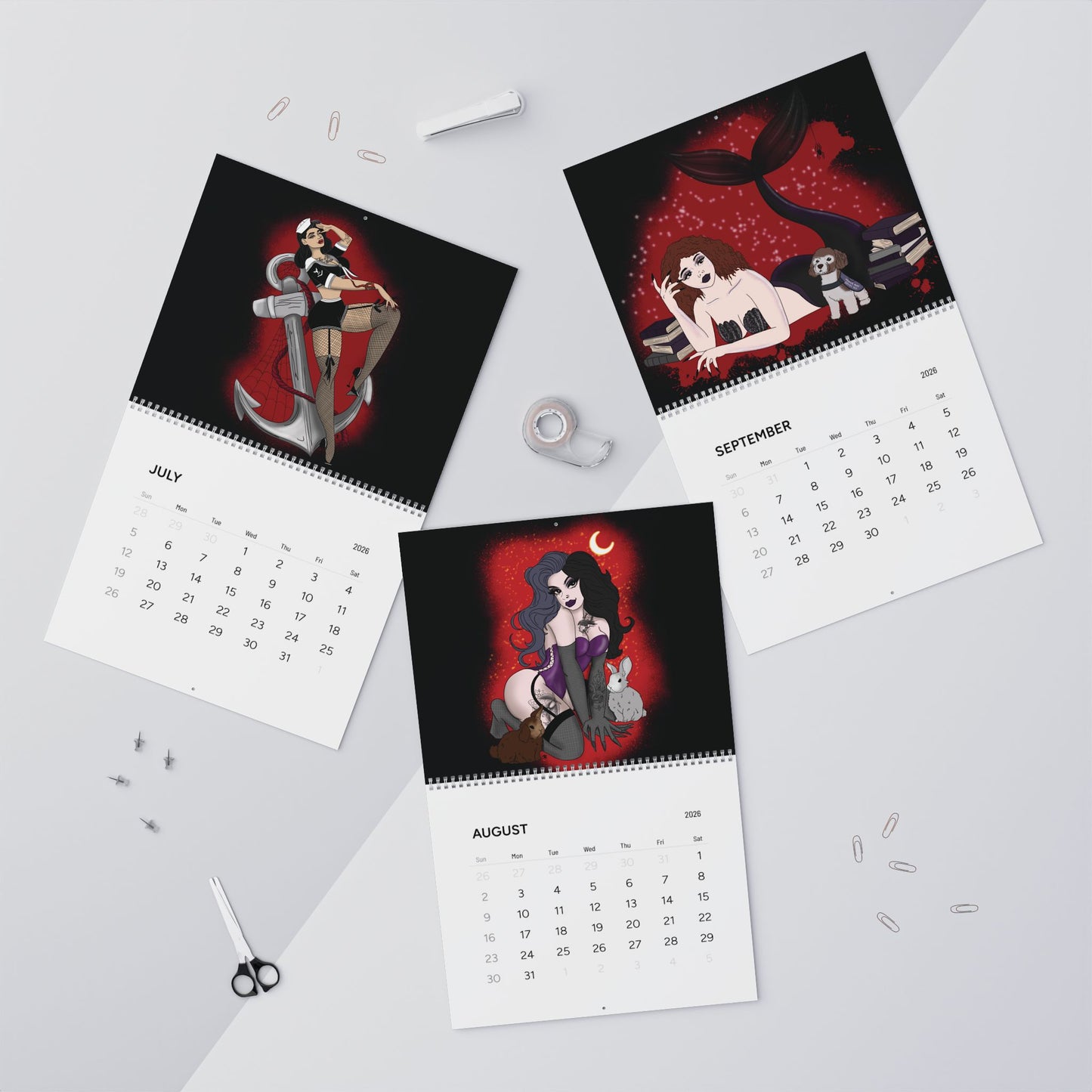 Sugar Drip Pinup Calendar - FIRST ANNUAL! (2026)