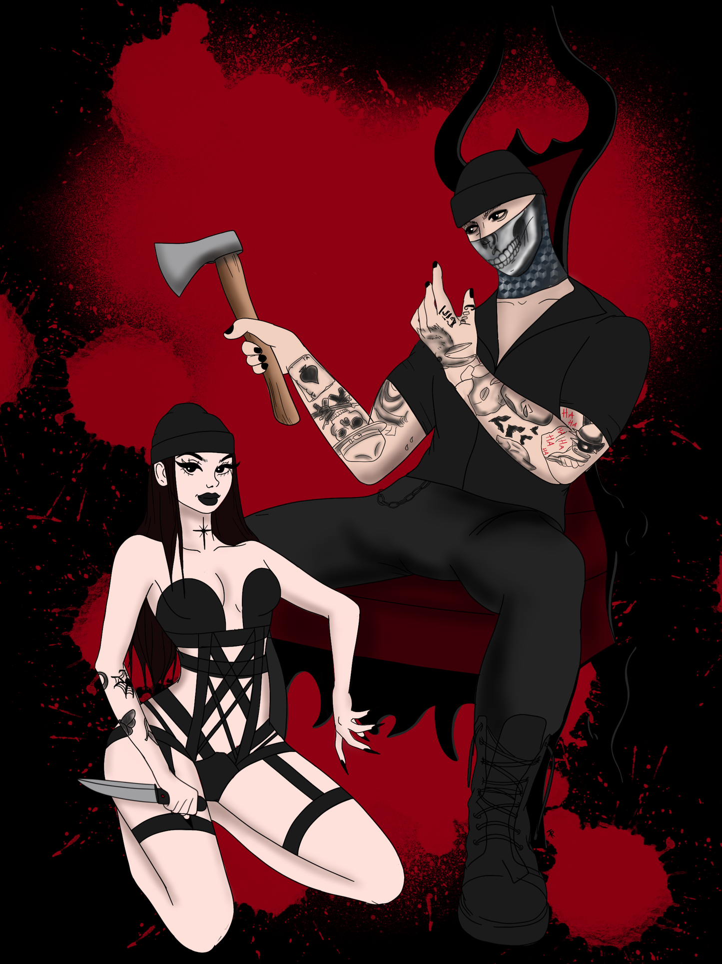 Custom Couples Illustration