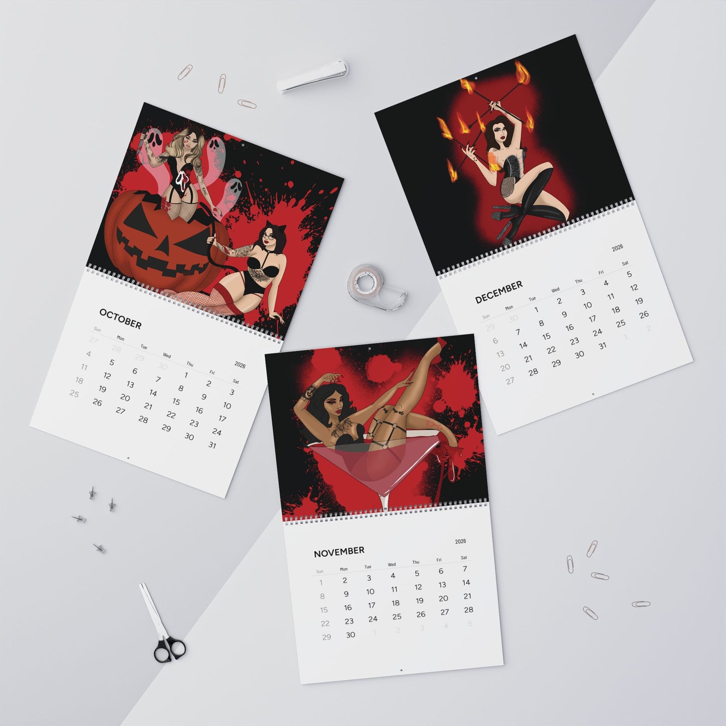 Sugar Drip Pinup Calendar - FIRST ANNUAL! (2026)