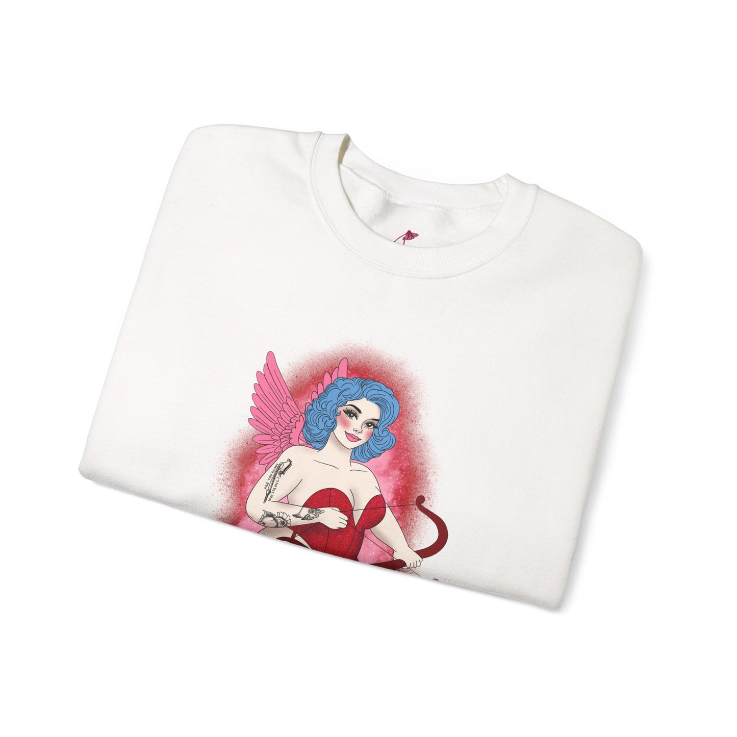 CUSTOM PINUP Sweatshirt Add On - Unisex Heavy Blend™ Crewneck Sweatshirt