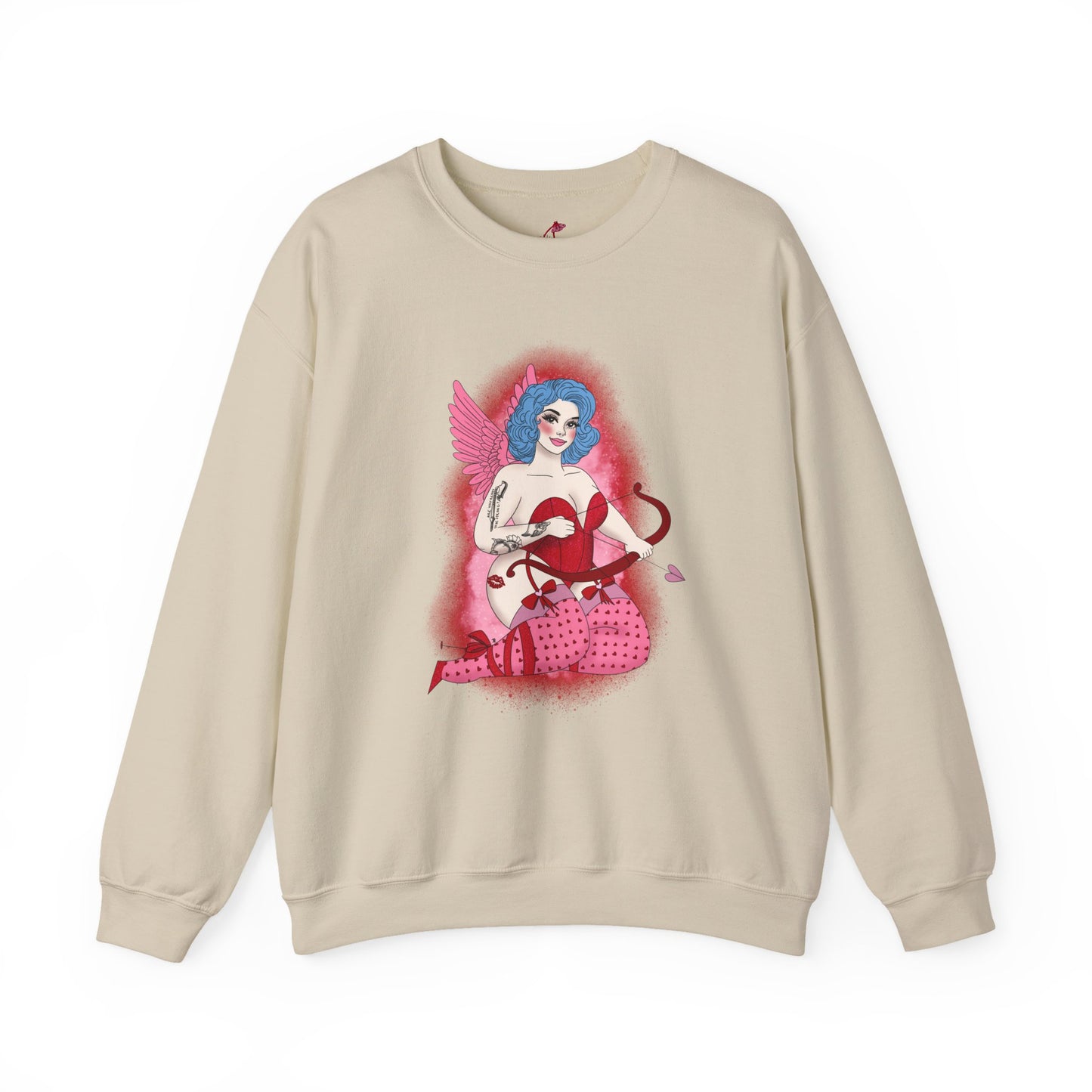 CUSTOM PINUP Sweatshirt Add On - Unisex Heavy Blend™ Crewneck Sweatshirt