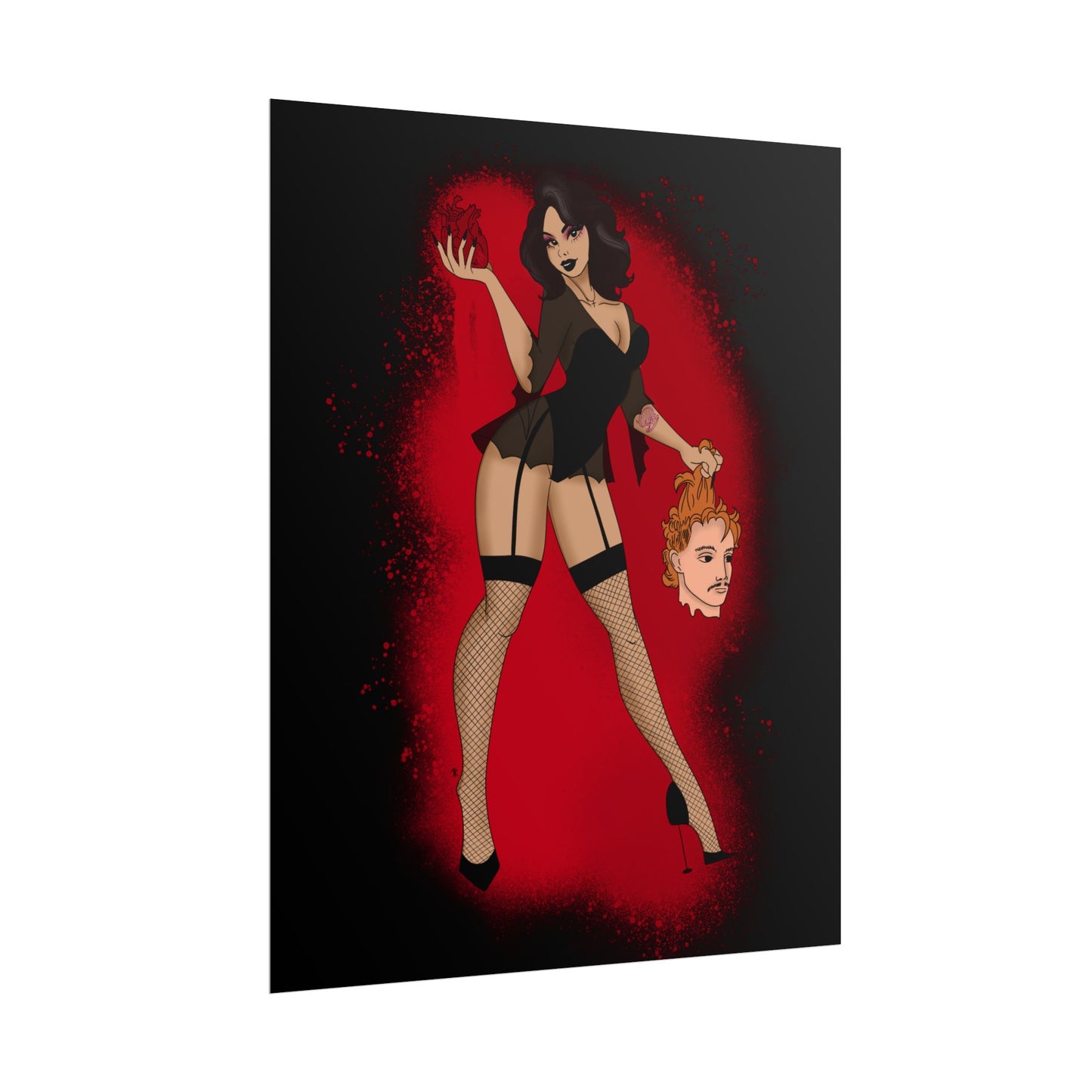 CUSTOM PINUP 8x10" Poster Add On (Rolled Poster)