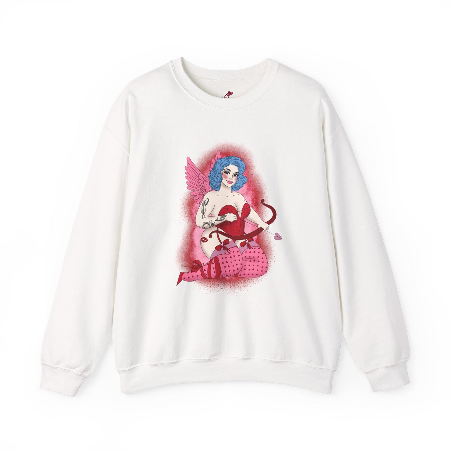 CUSTOM PINUP Sweatshirt Add On - Unisex Heavy Blend™ Crewneck Sweatshirt