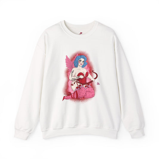 CUSTOM PINUP Sweatshirt Add On - Unisex Heavy Blend™ Crewneck Sweatshirt