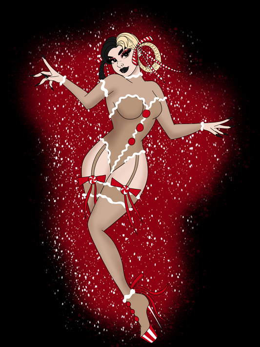 Custom Holiday Pinup