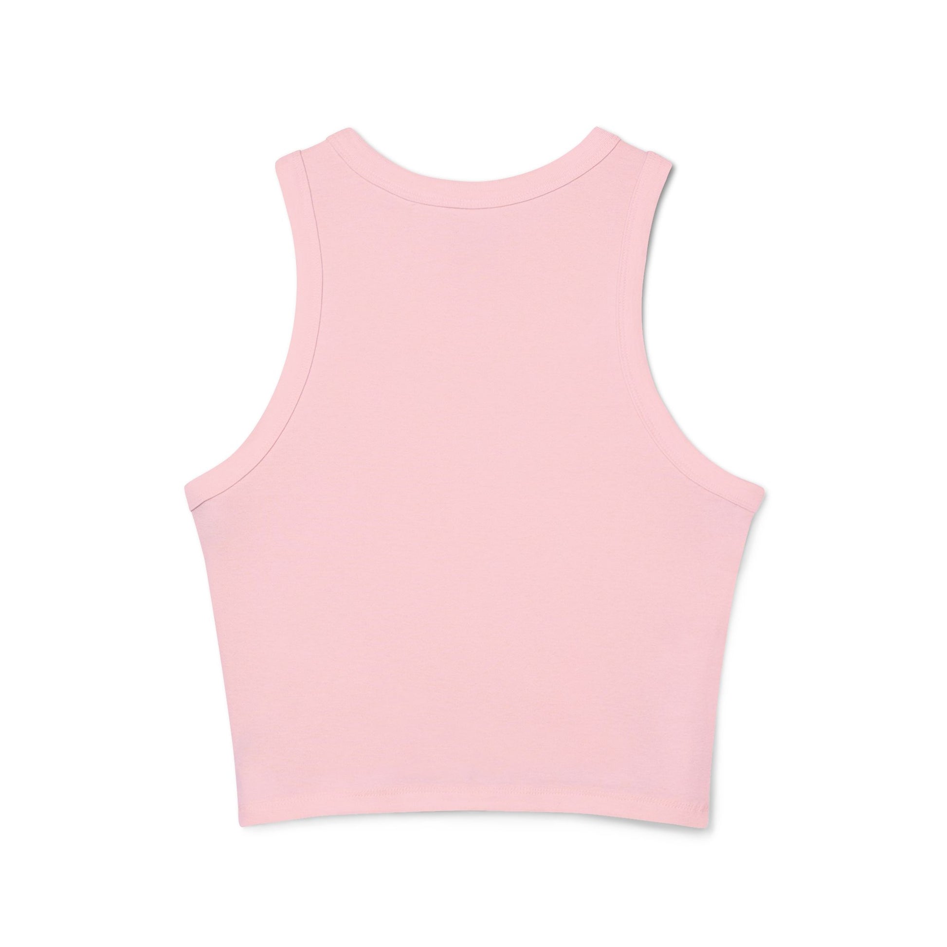 Pink tank top on a white background
