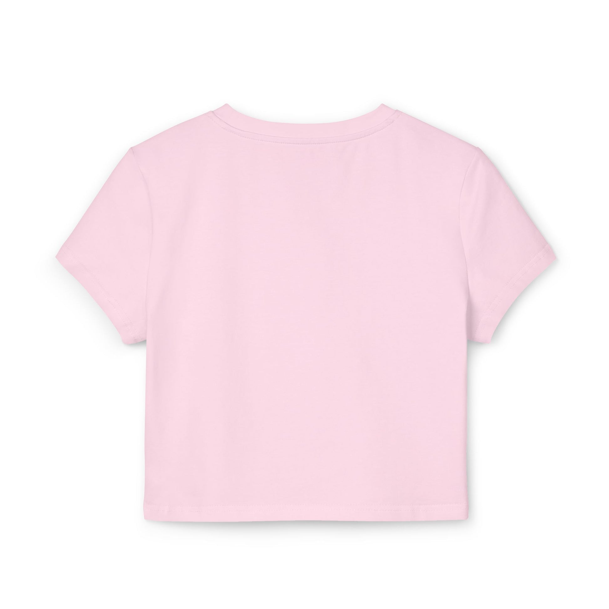 miss me cupid goth coquette baby metal baby cherub tee pink back view