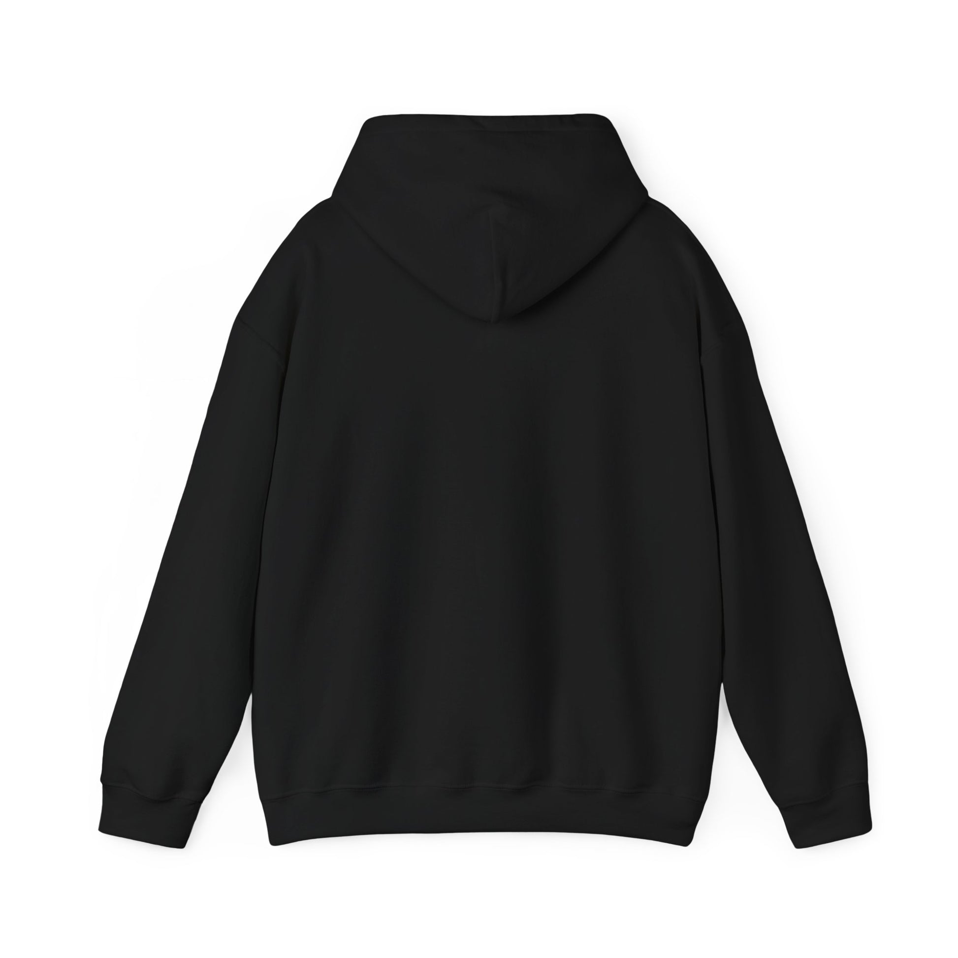 miss me cupid goth coquette cherub black hoodie back view
