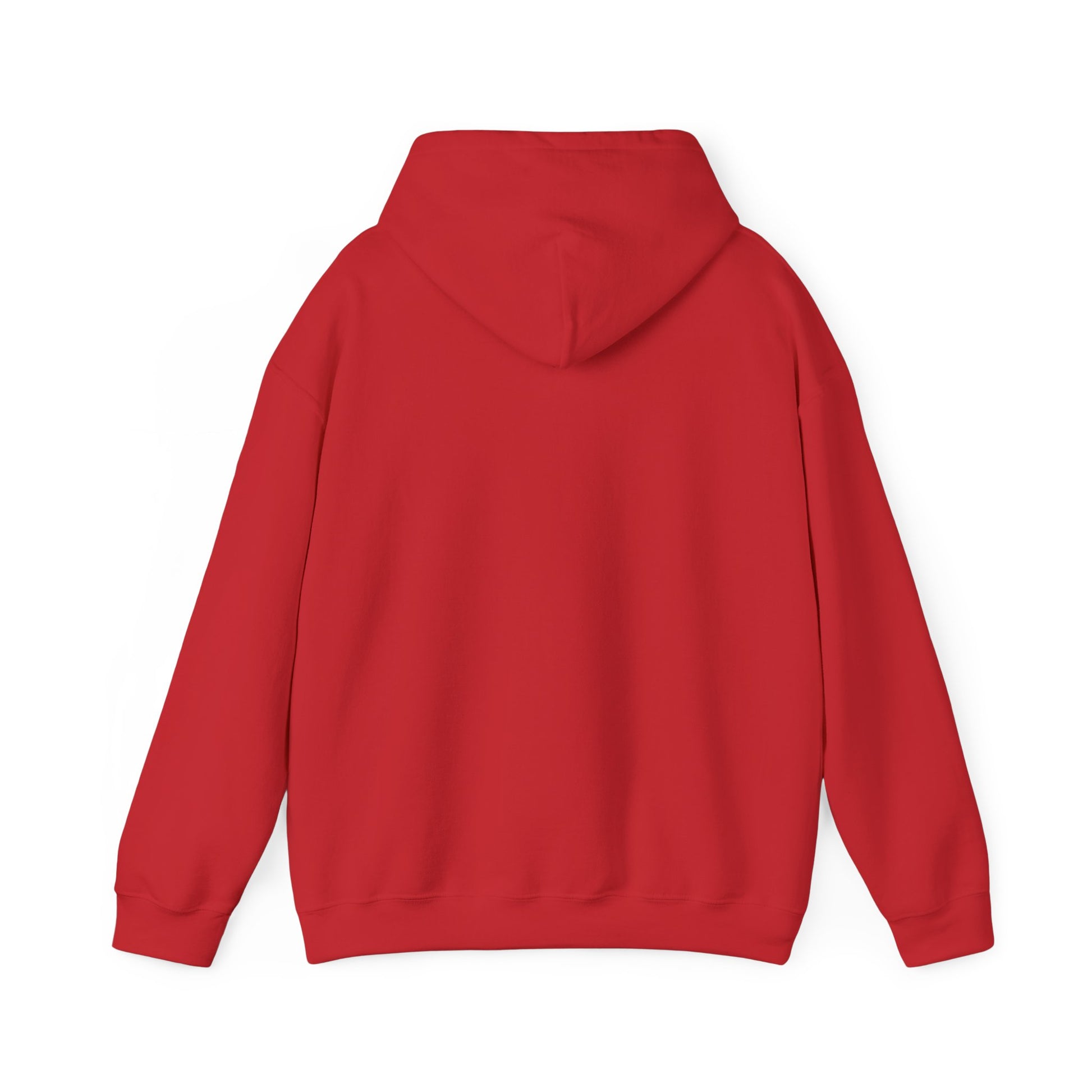 miss me cupid goth coquette cherub red hoodie back view