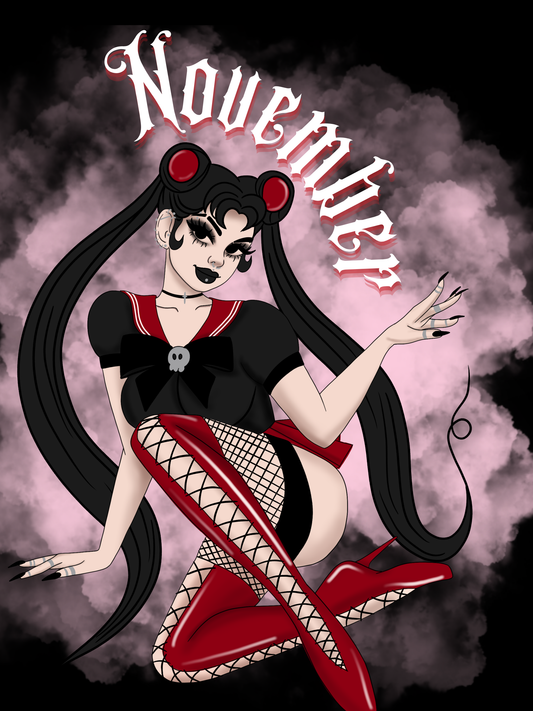 November Custom Pinup Art